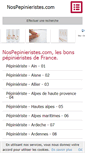 Mobile Screenshot of nospepinieristes.com